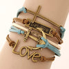 Multilayer Charm Leather Bracelet